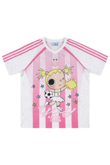 MEDM x YUY Yu Collab Big Print Embroidery Casual Jersey Tee