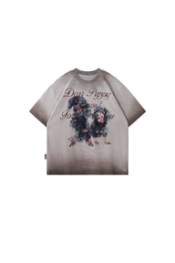 BJHG｜Wasteland Style Distressed Short Sleeve Tee, Unisex