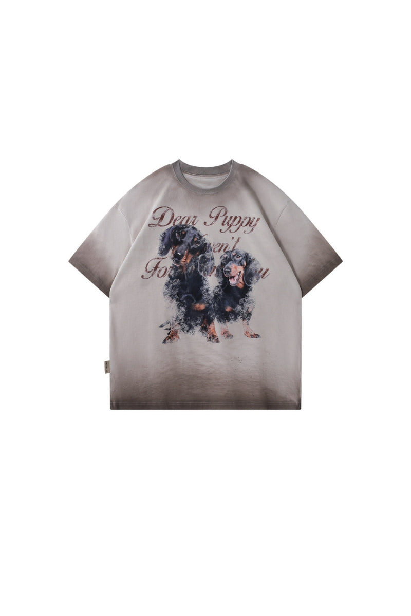 BJHG｜Wasteland Style Distressed Short Sleeve Tee, Unisex