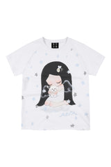 MEDM x Iria Mailbox Guardian Dog Print Women Raglan Tee
