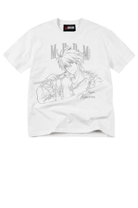 MEDM x EVA NEVER END Series T-Shirt with Half-Body Character Sketch Print