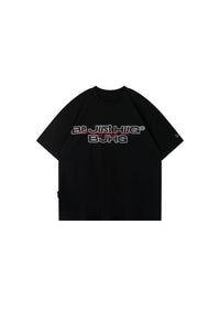 BJHG Summer Loose Couple T‑Shirt American Street Style Letter Print Short Sleeve Top