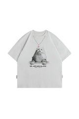 BJHG American Print True‑Shoulder Fitted Tee Women Summer Cool Quick‑Dry Streetwear Top