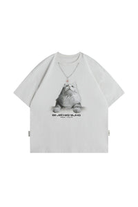 BJHG American Print True‑Shoulder Fitted Tee Women Summer Cool Quick‑Dry Streetwear Top