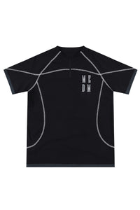 MEDM Plaid Half Zip Quick Dry Tee