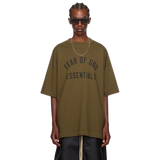 Fear Of God Essentials FW24 Jersey Crewneck Tee Olive