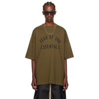 Fear Of God Essentials FW24 Jersey Crewneck Tee Olive