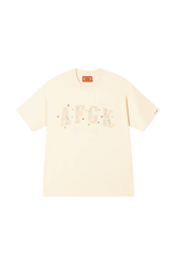 AFGK Rainbow Rhinestone Embroidery Patch Tee