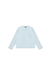 MASONPRINCE Hemp Henley Long Sleeve T-Shirt