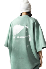 BJHG 3M Reflective World Globe Tee