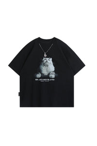 BJHG American Print True‑Shoulder Fitted Tee Women Summer Cool Quick‑Dry Streetwear Top