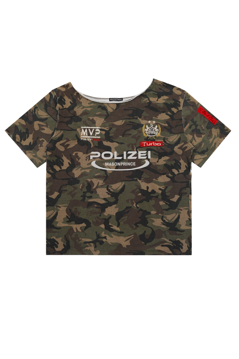 Masonprince  Camouflage Inclusive Knitted Top