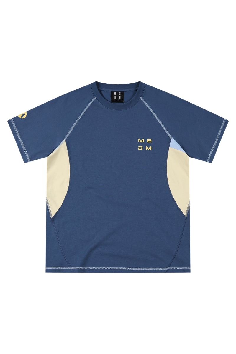 MEDM Gradient Wave Letter Print Tee