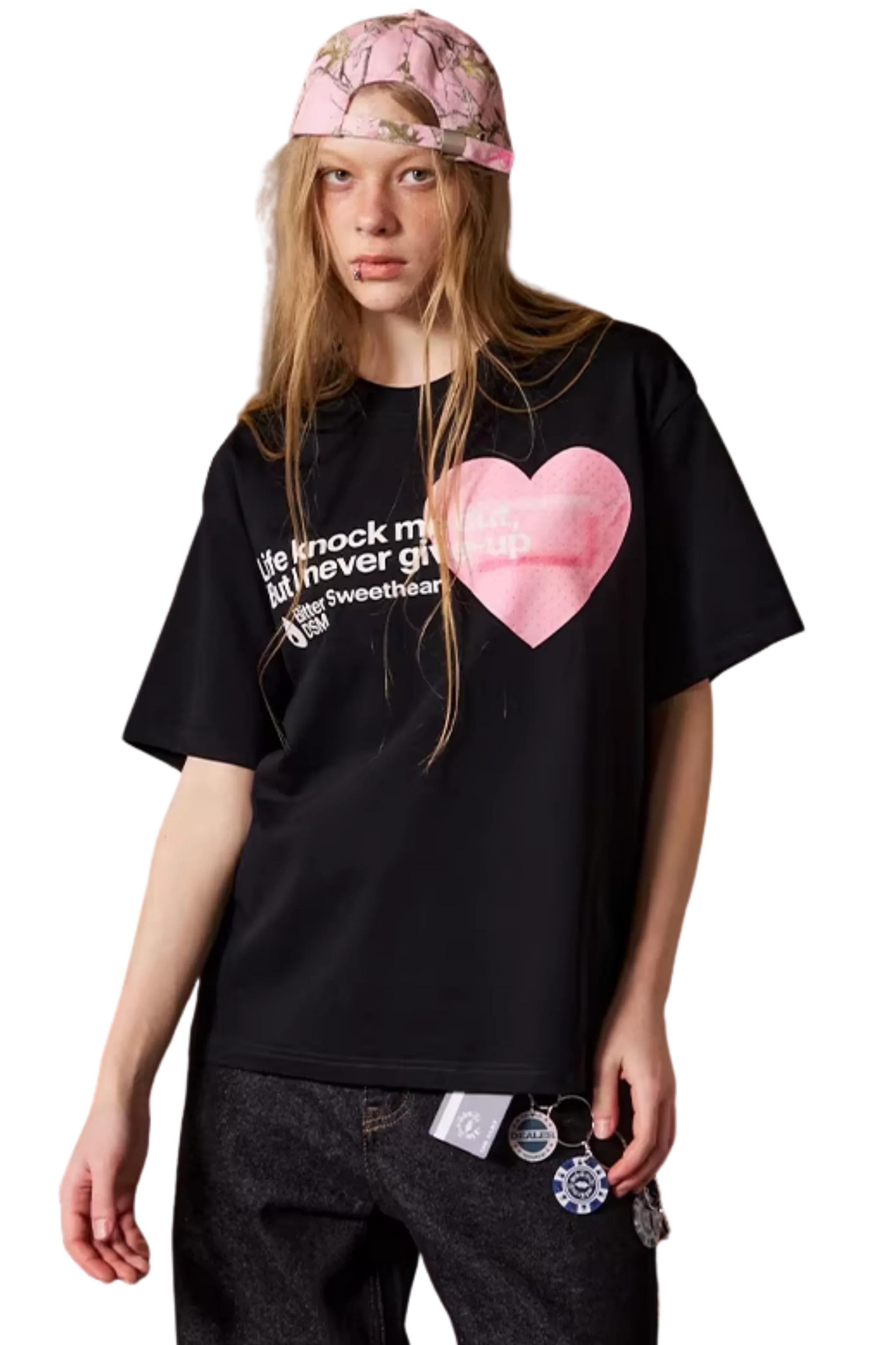 IDontSmoke Heart Band Aid Tee (Sorona Material)