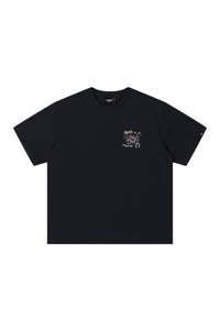 DangerousPeople DSP Mini‑D Vinyl Record Crew Neck Cotton Loose Casual T‑Shirt