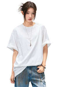 BJHG | American Style Quick Dry Tee, Antibacterial UV‑Shirt, Unisex Summer Couple T‑Shirt