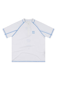 MEDM Plaid Half Zip Quick Dry Tee