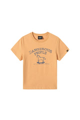 DangerousPeople DSP Pony Series Color‑Block Skateboard Pony Tee