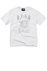 MEDM x EVA NEVER END Series T-Shirt with Half-Body Character Sketch Print