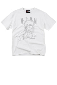MEDM x EVA NEVER END Series T-Shirt with Half-Body Character Sketch Print