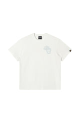 DangerousPeople｜Glow‑in‑the‑Dark Crown D‑Logo Print Cotton T‑Shirt