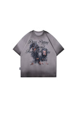 BJHG｜Wasteland Style Distressed Short Sleeve Tee, Unisex