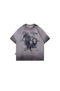BJHG｜Wasteland Style Distressed Short Sleeve Tee, Unisex