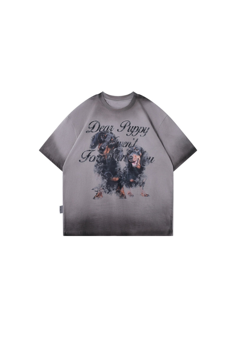 BJHG｜Wasteland Style Distressed Short Sleeve Tee, Unisex