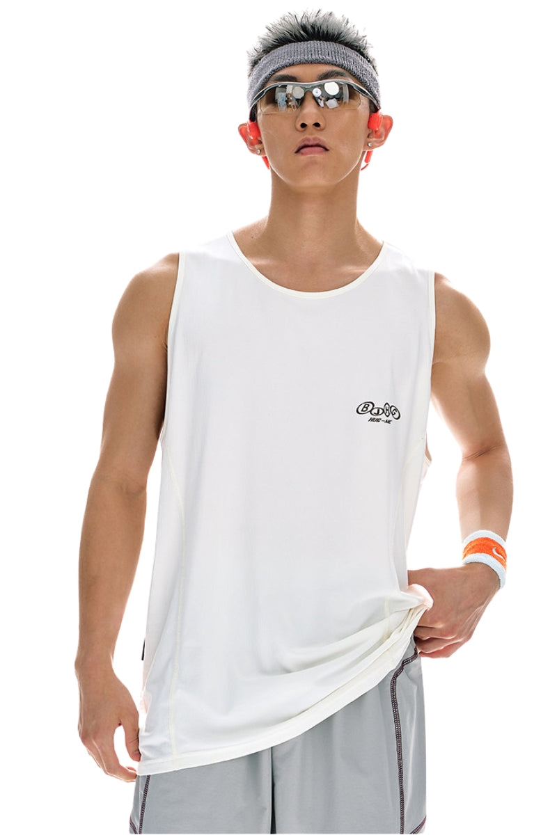 BJHG Men Quick‑Dry Sleeveless Tank Top Summer American Light Outdoor Fitness Vest