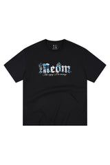 MEDM Star Beaded Camo Oversized Couple Summer Tee