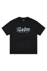 MEDM Star Beaded Camo Oversized Couple Summer Tee