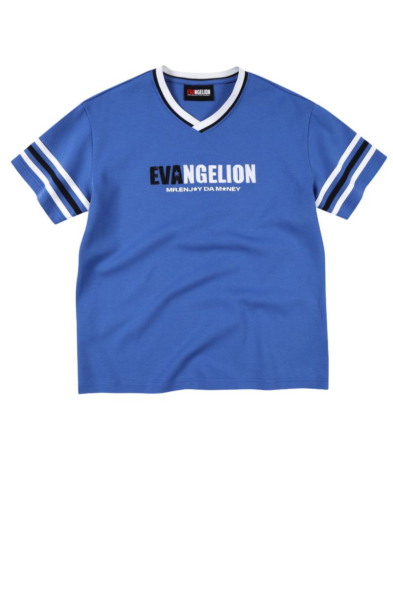 MEDM x EVA NEVER END Sketch Figure Embroidery Print Casual Tee
