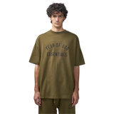 Fear Of God Essentials FW24 Jersey Crewneck Tee Olive