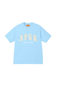 AFGK Rainbow Rhinestone Embroidery Patch Tee