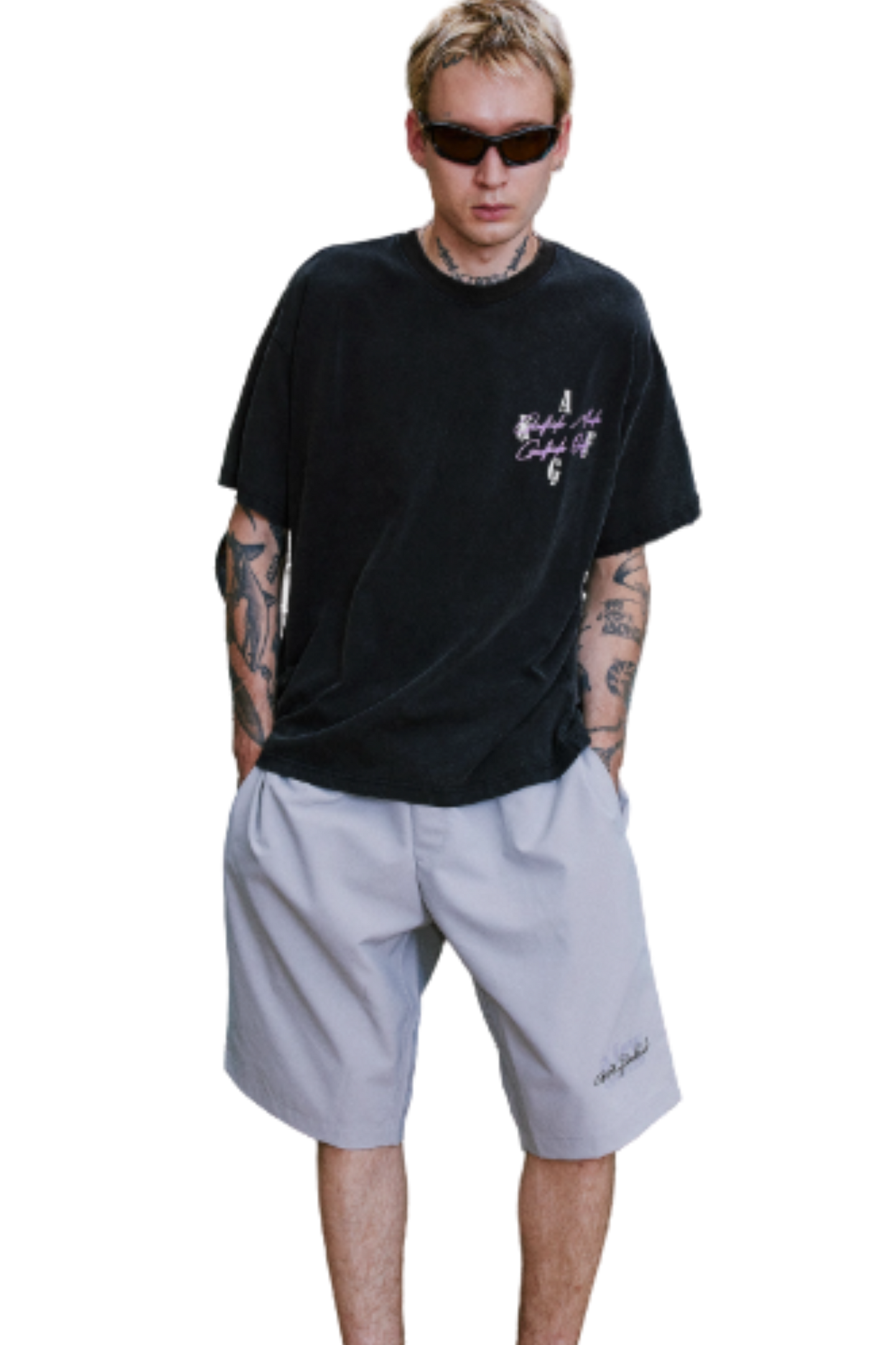 AFGK Washed Basic Four Point Tee