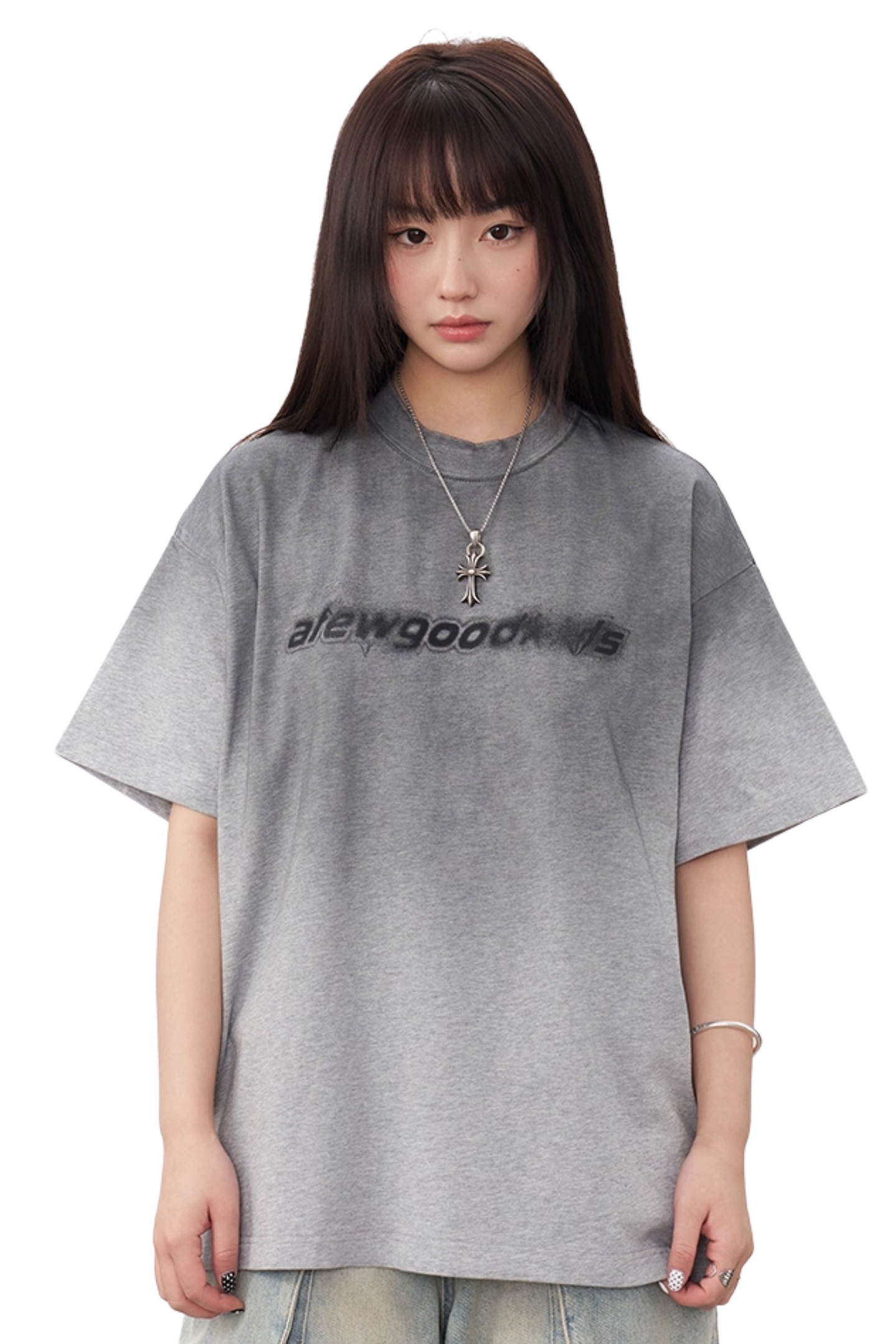 AFGK SS25 Gradient Washed Print Tee