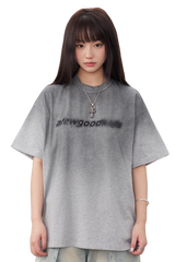 AFGK SS25 Gradient Washed Print Tee
