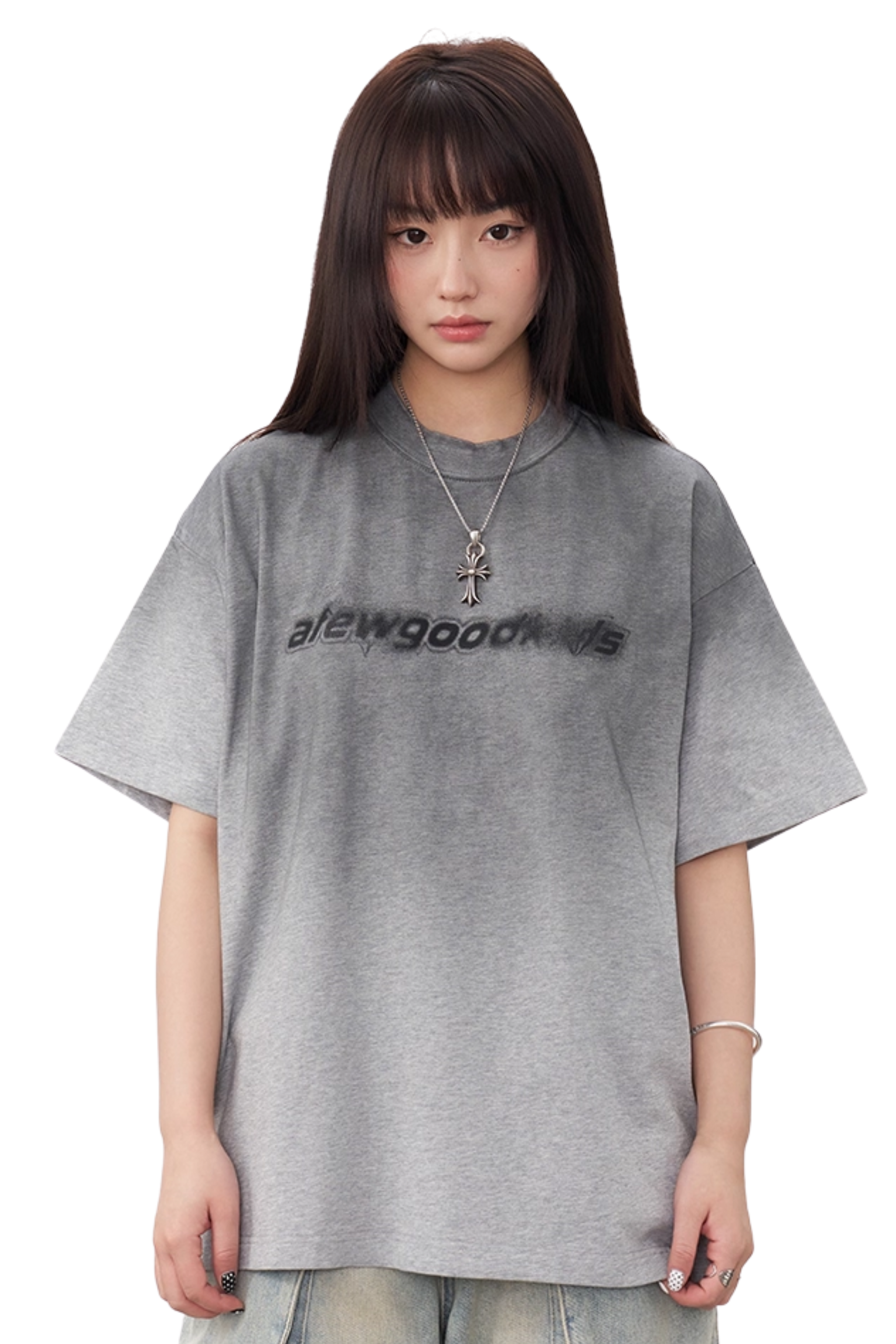 AFGK SS25 Gradient Washed Print Tee
