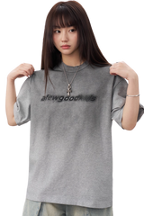AFGK SS25 Gradient Washed Print Tee