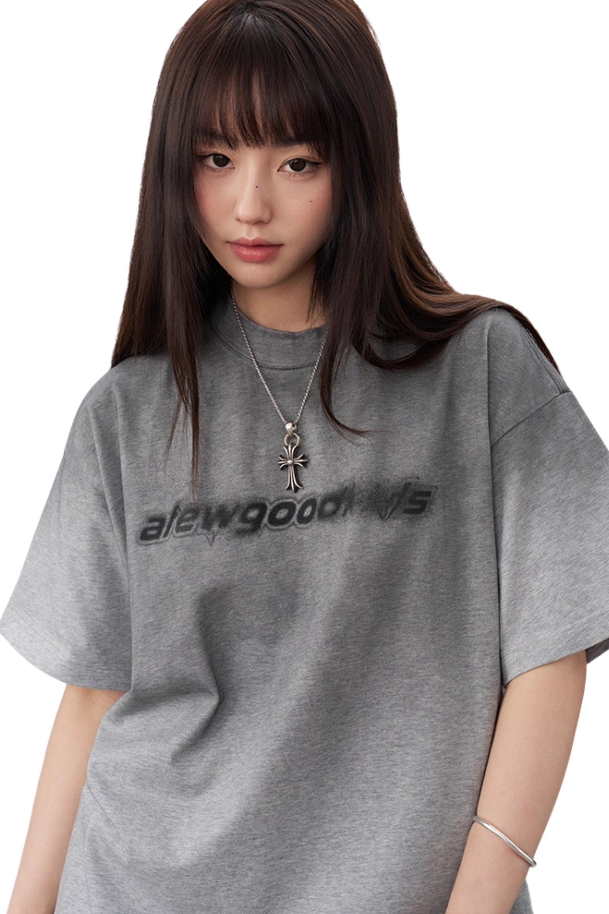 AFGK SS25 Gradient Washed Print Tee