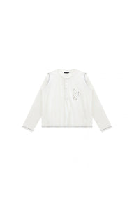 MASONPRINCE Hemp Henley Long Sleeve T-Shirt