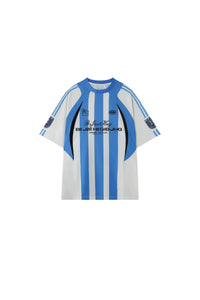 BJHG City Traverse Series Jersey Stripe T‑Shirt Men Summer Breathable Sports Top