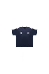 MASONPRINCE | TIME PLAYING Stripe Badge Print T-Shirt