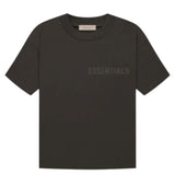 [Loose Fit] Fear Of God Essentials SS23 Rubber Embossed Tee OFF BLACK