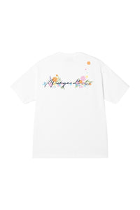 AFGK | Floral Embroidered Heavyweight Tee, American Casual Unisex T-Shirt