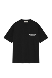 Fear Of God Essentials SS25 Classic Fit Tee JET BLACK [125AS254190F]