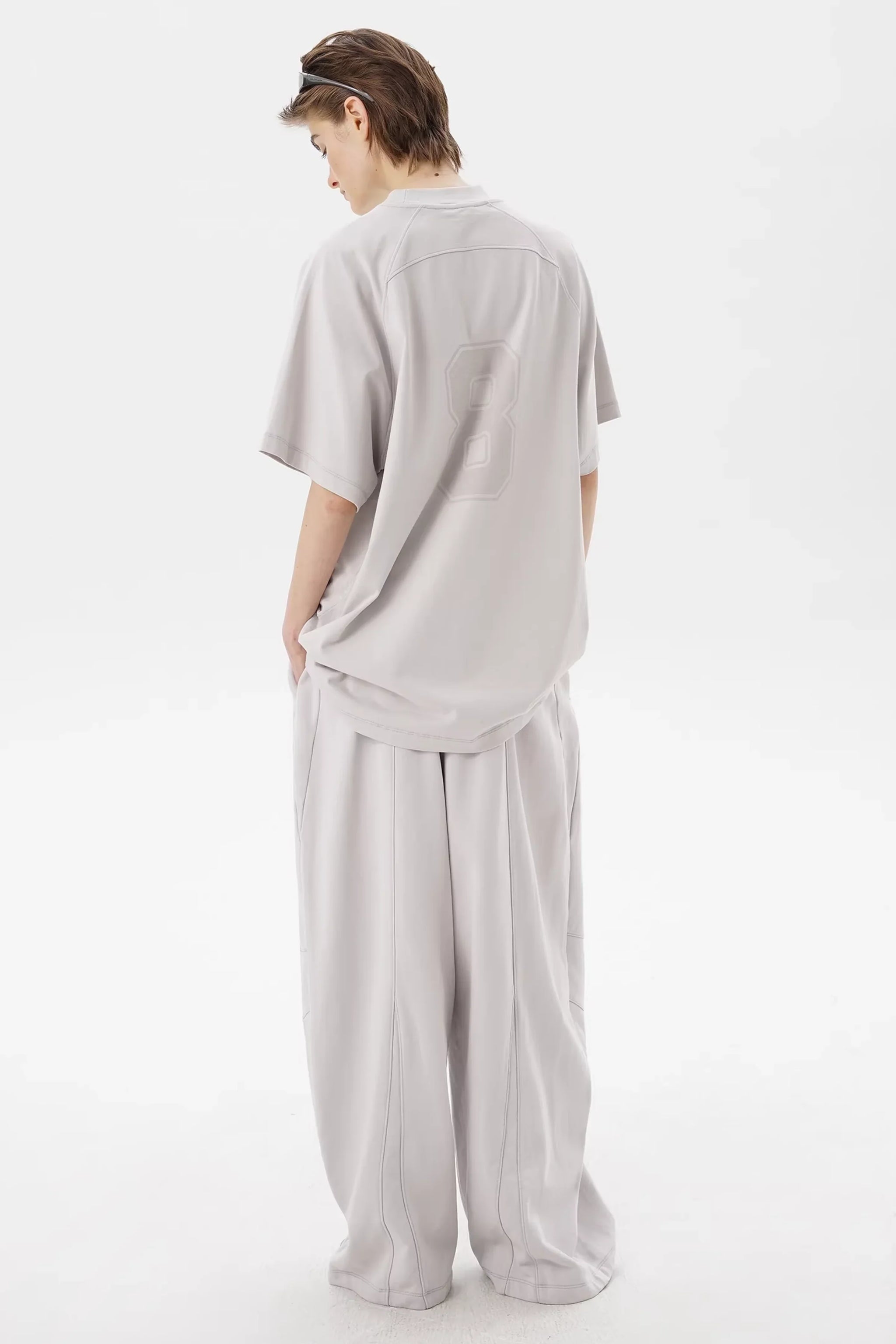 Masonprince No. 8 Jersey Style Cotton Tee