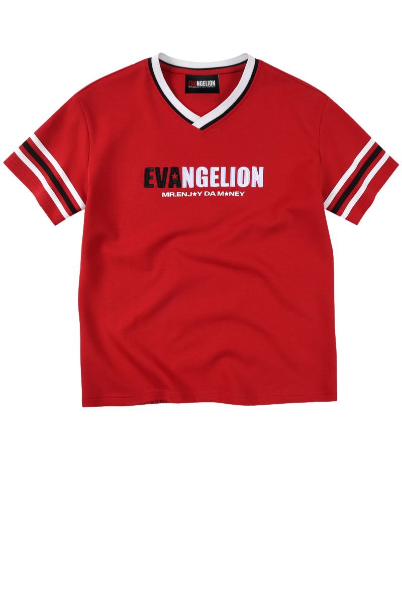 MEDM x EVA NEVER END Sketch Figure Embroidery Print Casual Tee
