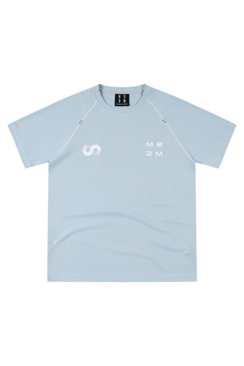 MEDM Contour Line Letter Print Tee