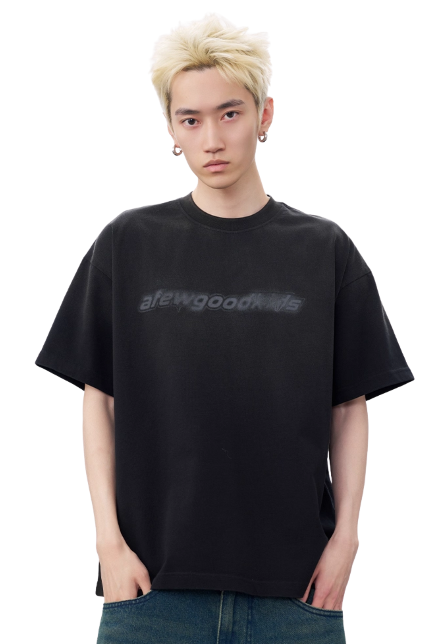 AFGK SS25 Gradient Washed Print Tee